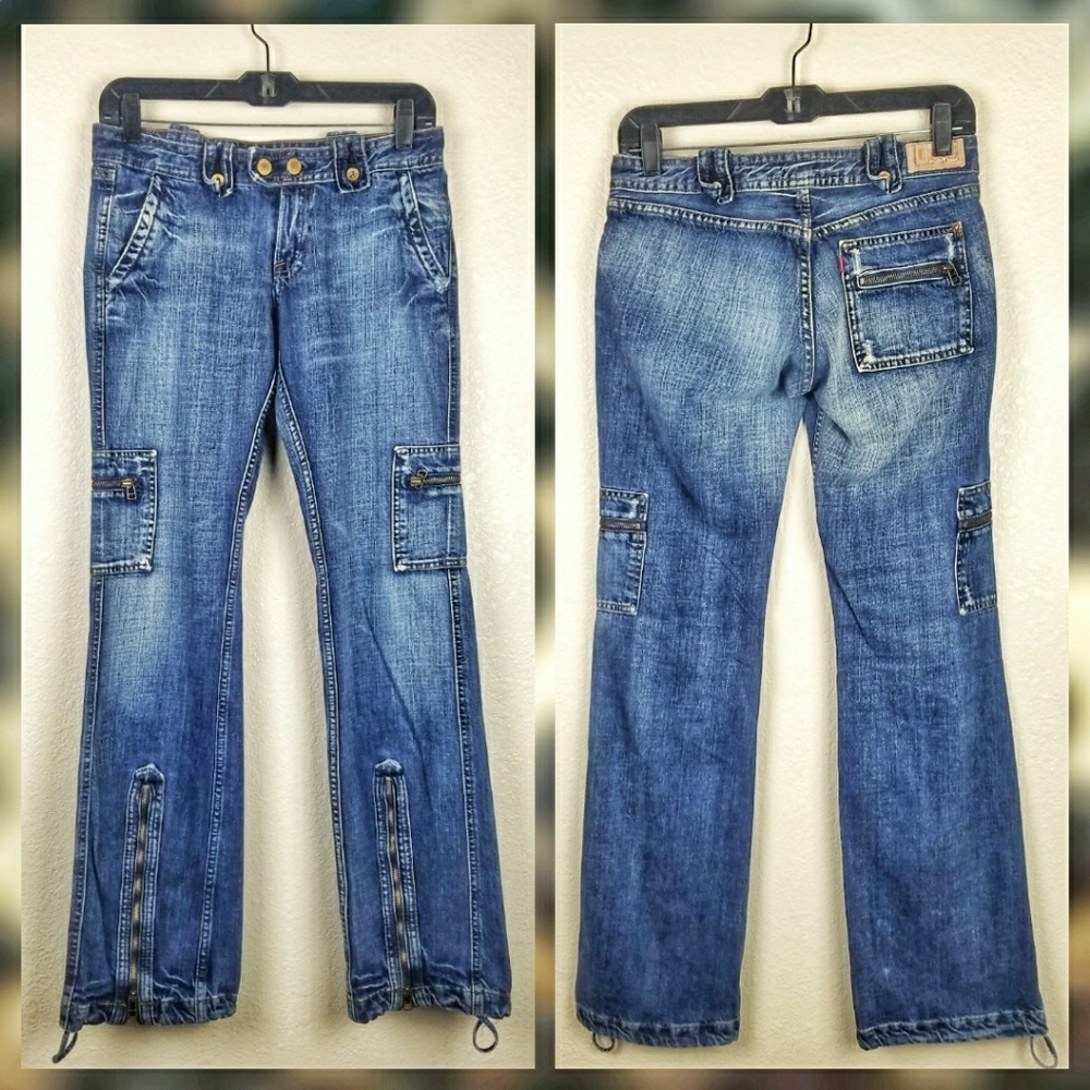 LTC Zippered Flare Jeans Size 26